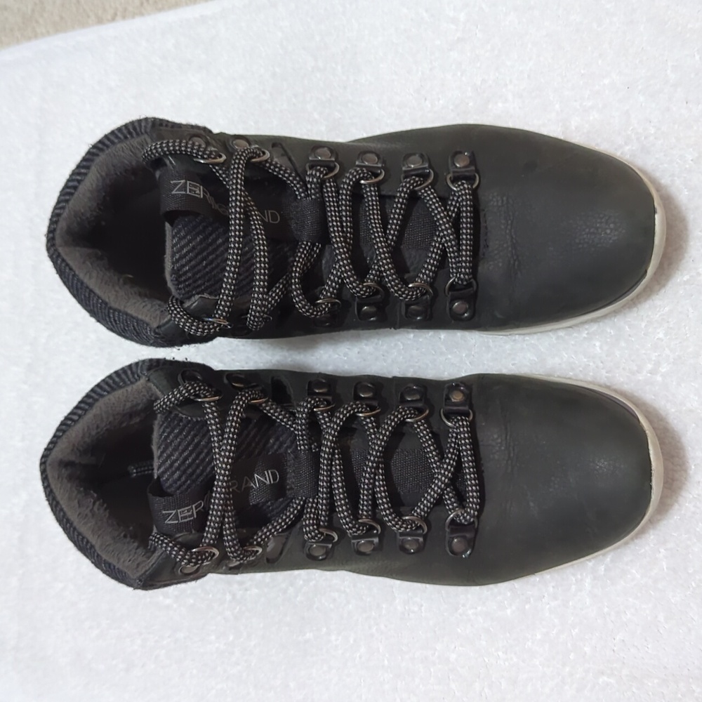 Used Cole Haan Black Zerogrand Hiker Boots 7